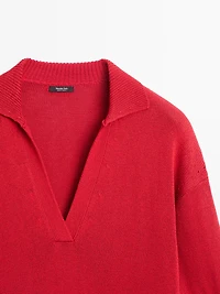 Polo en maille fluide