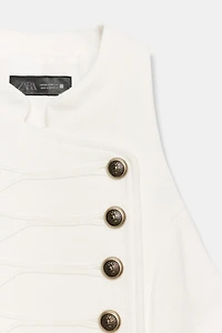 FROG FASTENING MINI DRESS