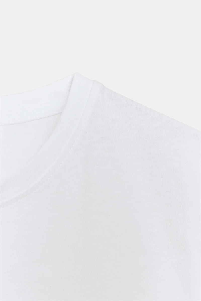 T-SHIRT RUSTIQUE EN COTON