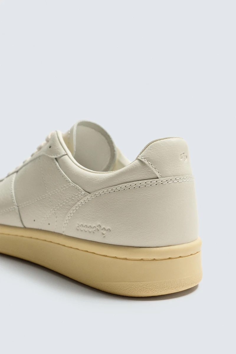 RETRO LEATHER SNEAKERS