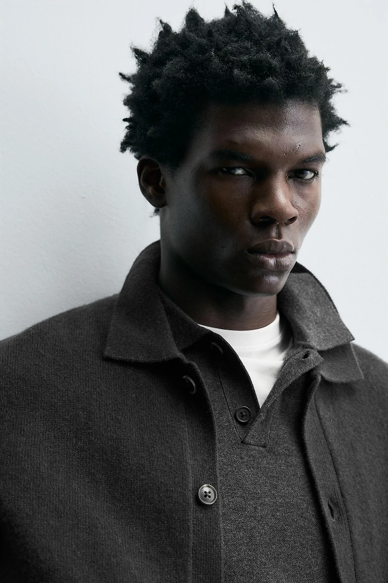 LIMITED EDITION WOOL BLEND CARDIGAN