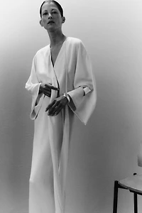 ROBE MIDI À NŒUDS ZW COLLECTION