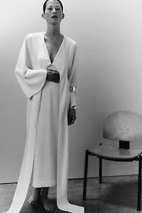 ROBE MIDI À NŒUDS ZW COLLECTION