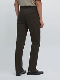 Slim fit denim trousers