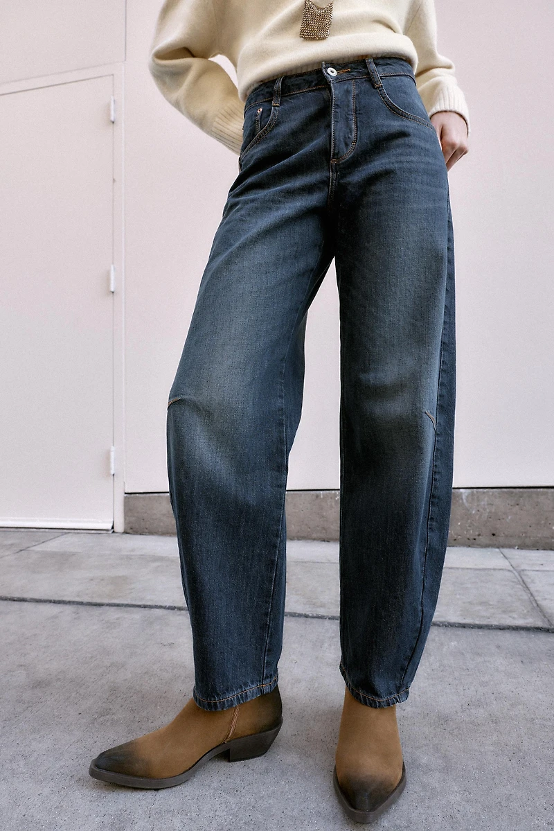 Z1975 MID-RISE BALLOON FIT JEANS