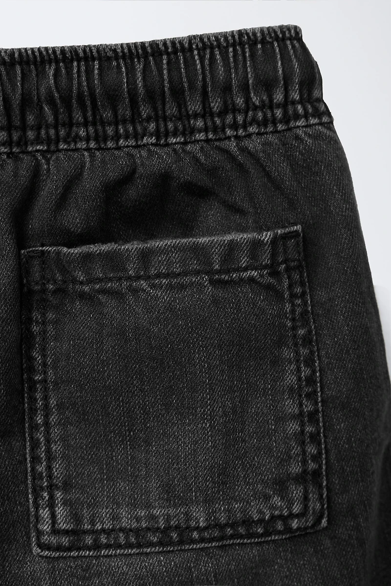 FLOWY DENIM SHORTS