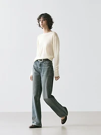 Lightweight wool linen blend T-shirt