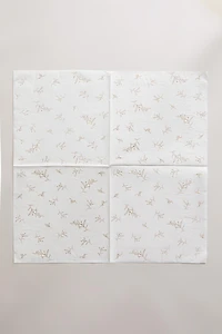SET OF CHRISTMAS BRANCH PAPER NAPKINS (SET OF 20)