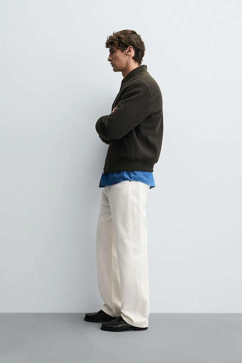 COMBINATION BOMBER JACKET