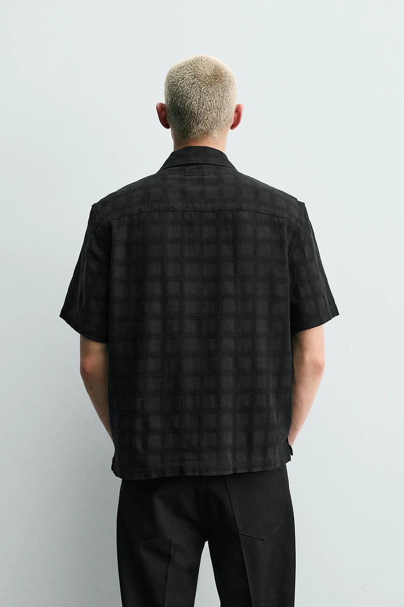 WASHED TEXTURED SHIRT