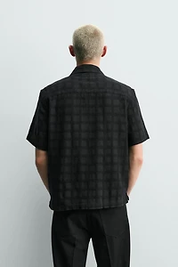 WASHED TEXTURED SHIRT