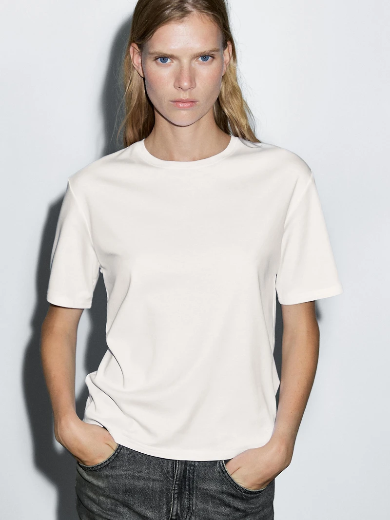 T-shirt manches courtes couture dos