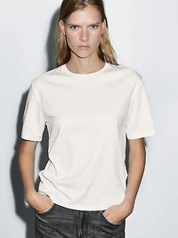 T-shirt manches courtes couture dos