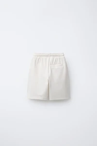 COTTON POLO SHIRT AND BERMUDA SHORTS SET