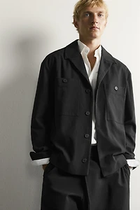 RELAXED FIT POCKET OVERSHIRT
