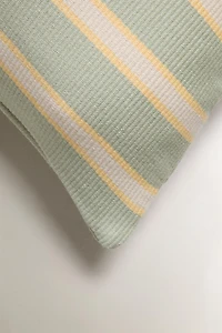 STRIPED THROW PILLOW COVER