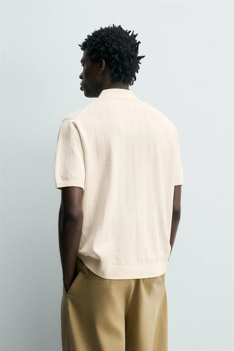 REGULAR FIT KNIT POLO SHIRT