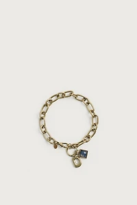 METALLIC CHARM BRACELET