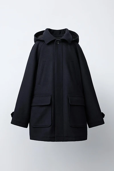 CLOTH HOODIE COAT