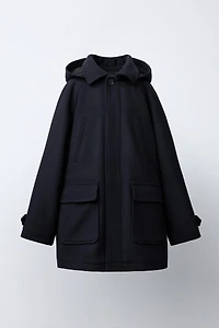 CLOTH HOODIE COAT