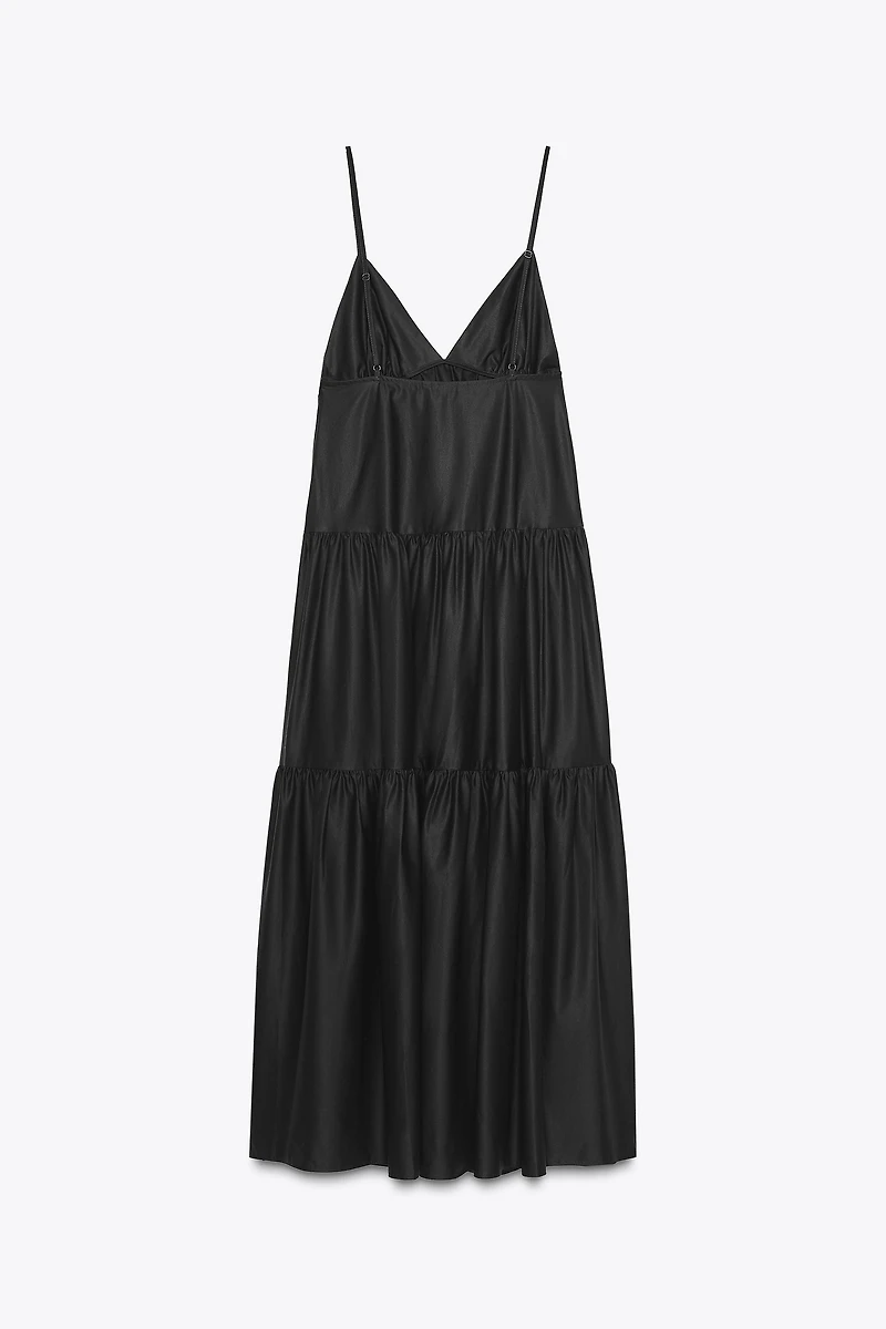 PANELED MIDI DRESS