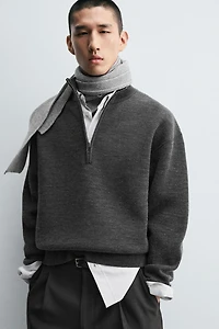 QUARTER-ZIP JUMPER
