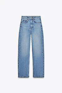 HIGH-WAISTED TRF MOM FIT JEANS