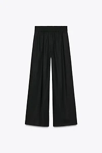 WIDE LINEN PANTS