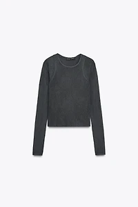 MULTI-POSITION KNIT TOP