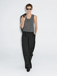 Knit top with button details