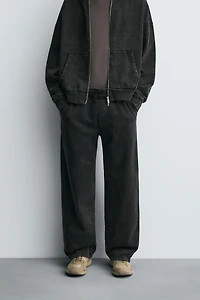 PANTALON DE JOGGING COUPE DÉCONTRACTÉE DÉLAVÉ