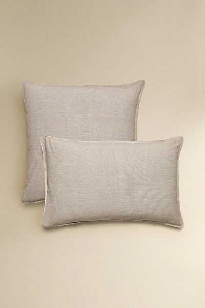 REVERSIBLE STRIPED PILLOWCASE