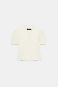 VESTE STRUCTURÉE EN MAILLE