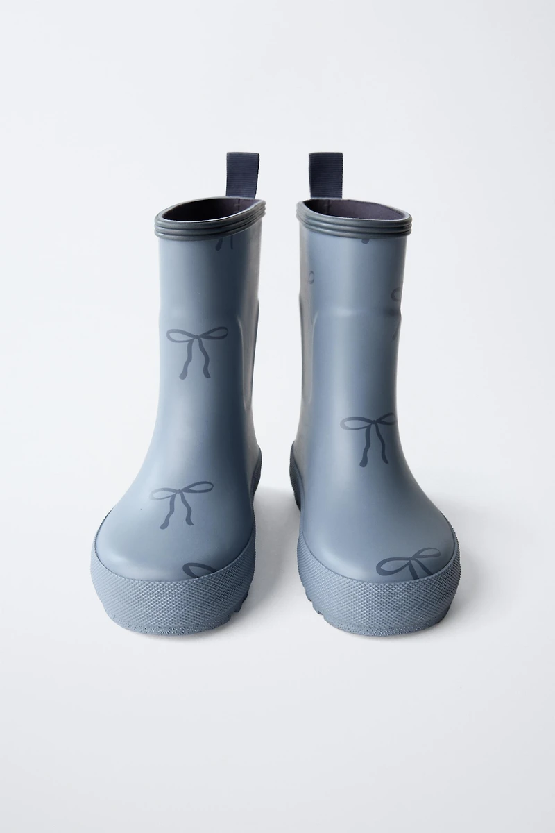 BOTTES DE PLUIE À LACETS