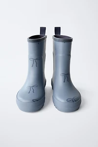 BOTTES DE PLUIE À LACETS