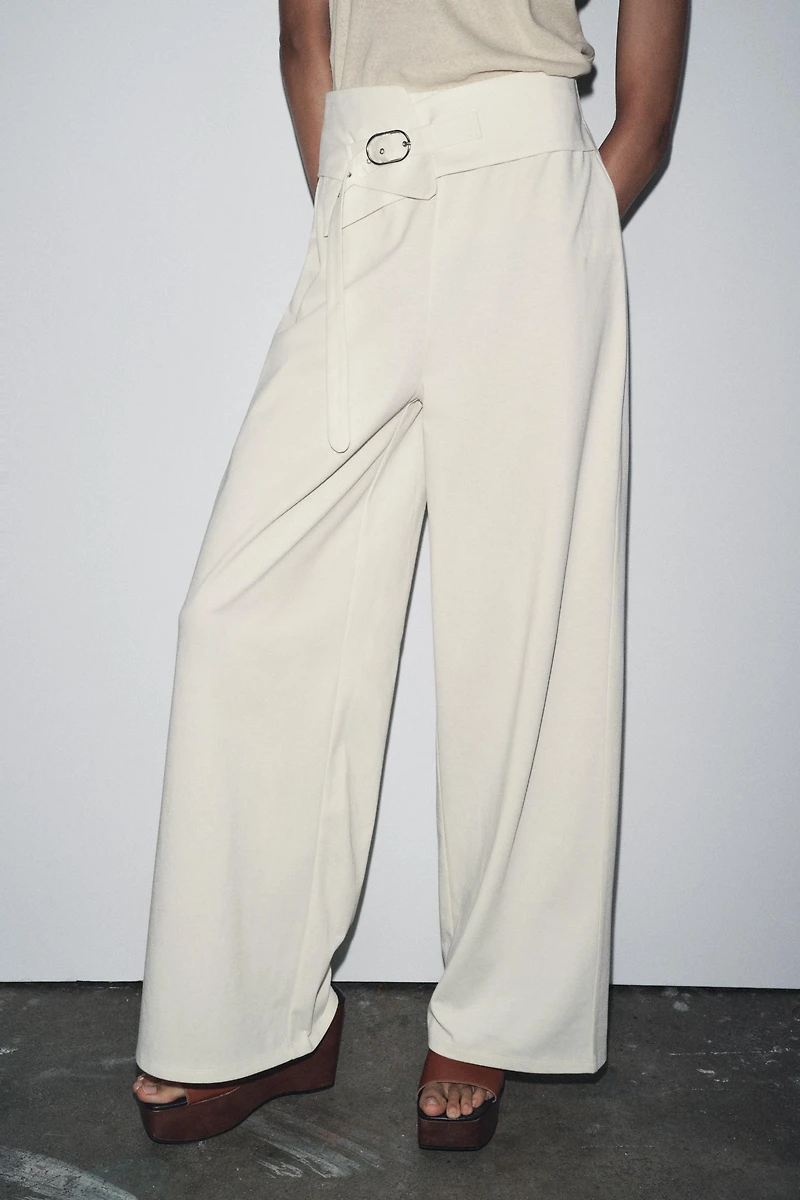 BELTED PANTS