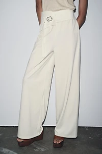 BELTED PANTS
