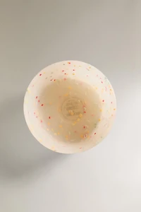 CHILDREN'S CONFETTI SILICONE BOWL