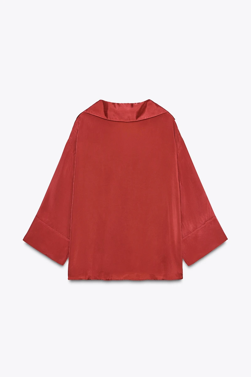 CHEMISE SATINÉE À POCHE LIMITED EDITION