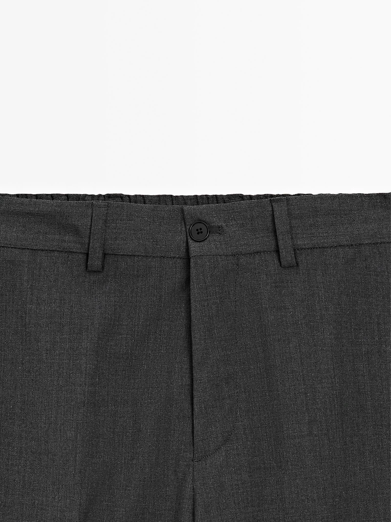 Pantalon laine total look