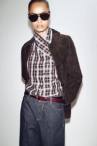 Z1975 WIDE LEG BELTED JEANS