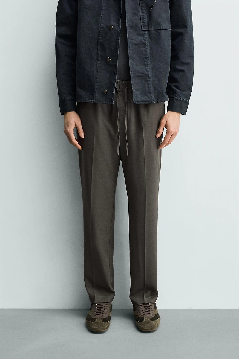 JOGGER WAIST STRETCH PANTS
