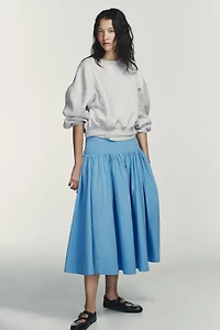 VOLUME MIDI SKIRT