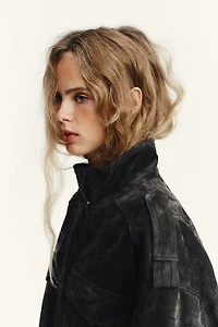 SUEDE LEATHER JACKET
