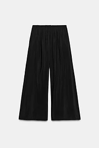 FLOWY DRAWSTRING PALAZZO PANTS