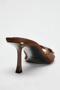 MESH BOW SANDALS