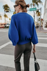 WIDE SLEEVE KNIT JUMPER