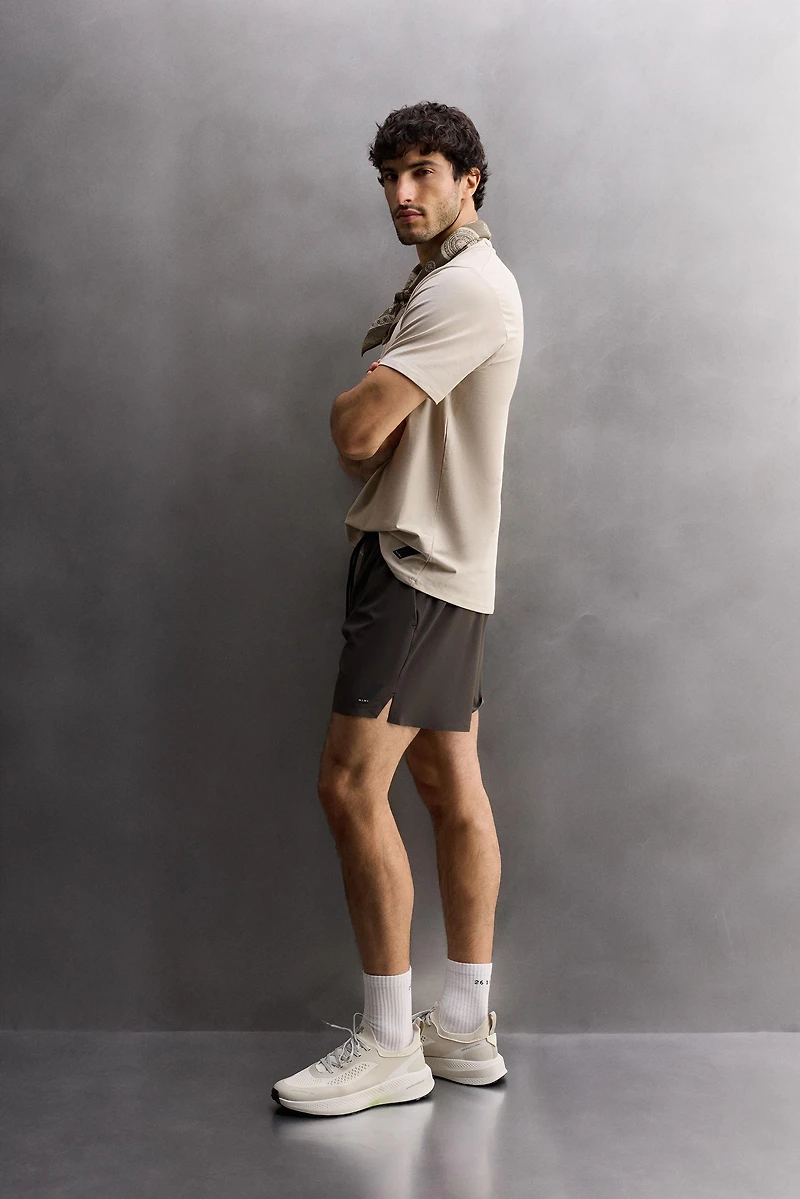 TECHNICAL COTTON BLEND T-SHIRT