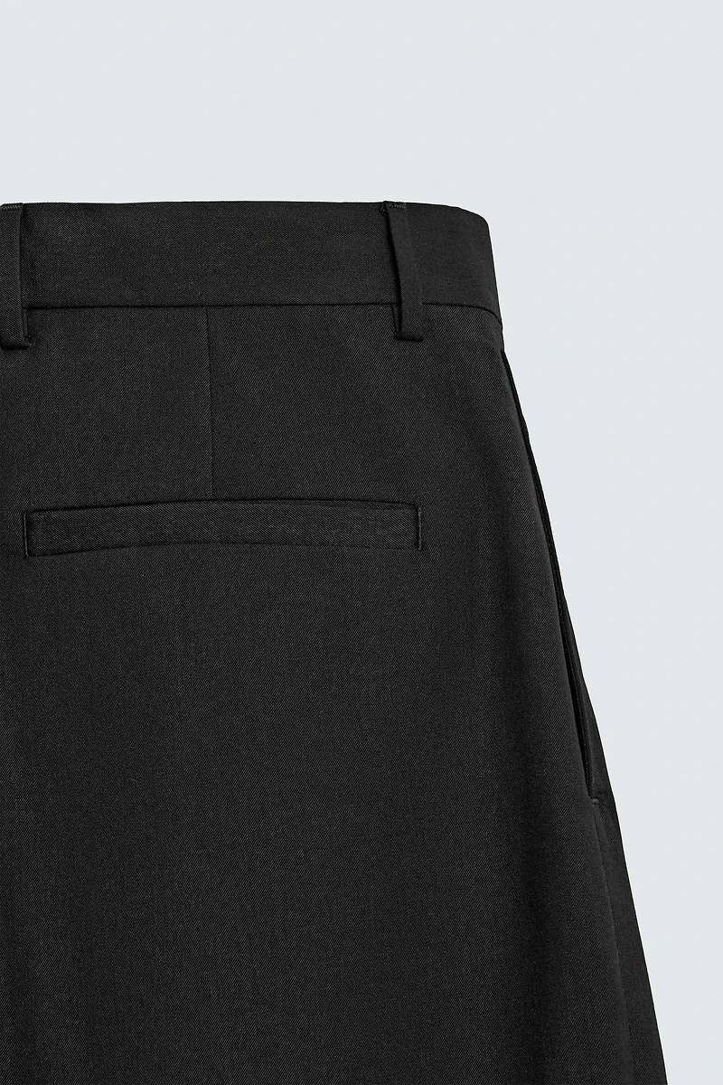 REGULAR FIT WOOL BLEND NON-IRON PANTS