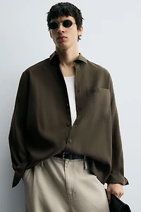CHEMISE FLUIDE COUPE DÉCONTRACTÉE